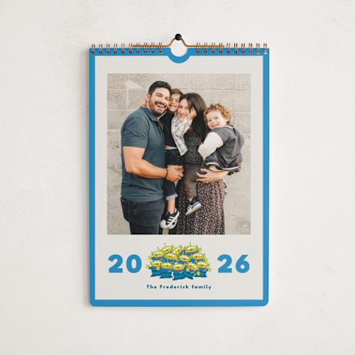 This is a sky photo calendars with standard by Jackie Crawford called disney and pixar's aliens printing on premium calendar paper in standard