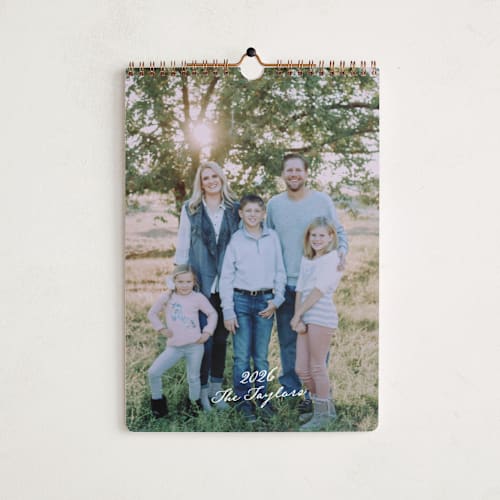 This is a cloud photo calendars by Alethea and Ruth called celebration xo printing on premium calendar paper in standard