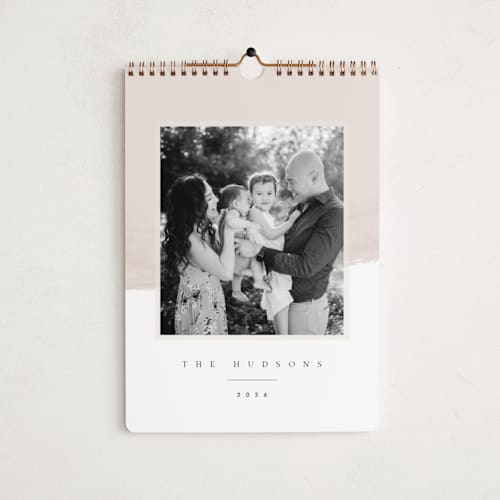 This is a blush photo calendars by Monika Torun called color wash printing on premium calendar paper in standard