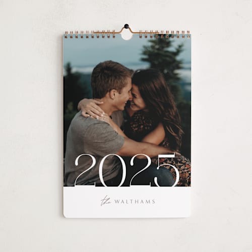 This is a ivory photo calendars by Creo Study called serenity printing on premium calendar paper in standard
