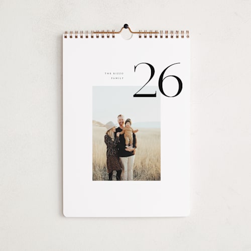This is a coal photo calendars by Pixel and Hank called modern approach printing on premium calendar paper in standard