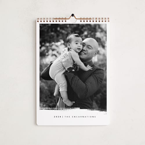 This is a chalk photo calendars by Sumak Studio called a little bit of paint printing on premium calendar paper in standard