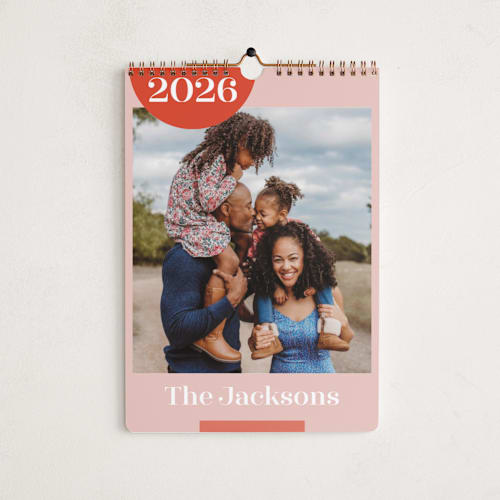 This is a candy photo calendars by Catherine Culvenor called happy shapes printing on premium calendar paper in standard