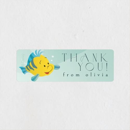 This is a ocean kids stickers with standard by Ana de Sousa called disney's little mermaid sea adventures printing on uncoated sticker paper in sticker