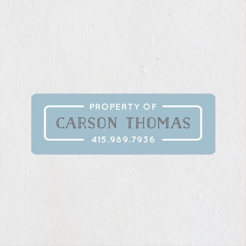 This is a pond name labels with standard by Liz Conley called border printing on waterproof sticker paper in sticker