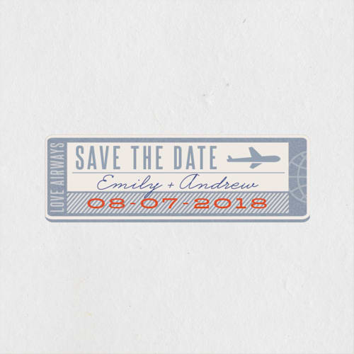 This is a ocean custom stickers with standard by My Splendid Summer called love airways printing on uncoated sticker paper in sticker