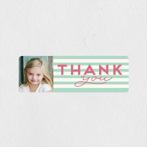This is a mint custom stickers with standard by Shari Margolin called cabana printing on uncoated sticker paper in sticker
