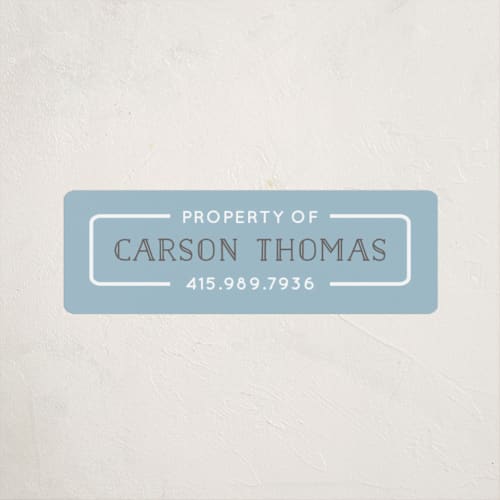 This is a pond name labels with standard by Liz Conley called border printing on waterproof sticker paper in sticker