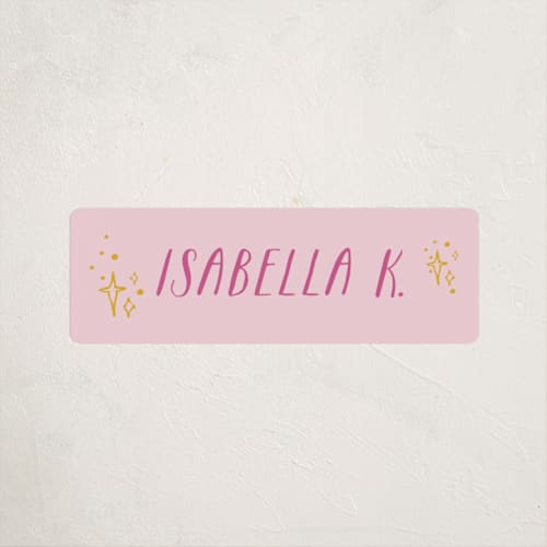 This is a candy name labels with standard by Shiny Penny Studio called royal highness printing on waterproof sticker paper in sticker