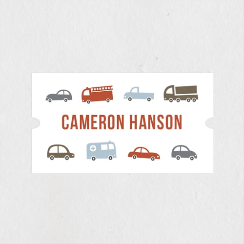 This is a rust custom stickers with standard by Susan Asbill called beep beep printing on uncoated sticker paper in sticker