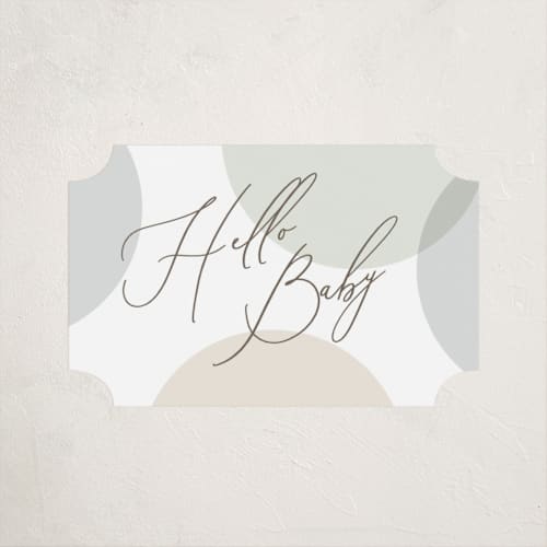 This is a cloud baby shower favor labels with standard by Pixel and Hank called warner printing on uncoated sticker paper in sticker