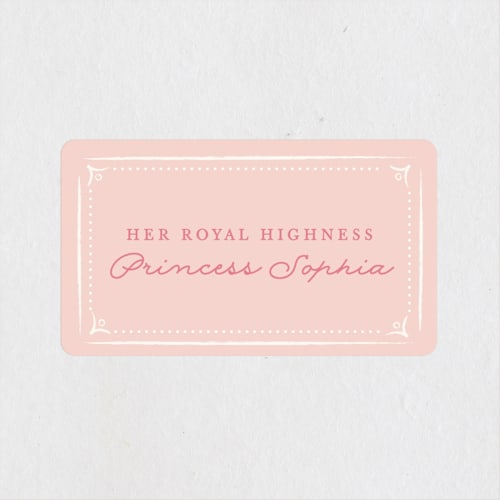 This is a rose kids stickers with standard by Karidy Walker called fairytale princess printing on uncoated sticker paper in sticker