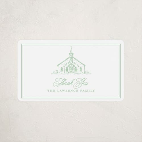 This is a dogwood kids stickers with standard by Melinda Denison called the chapel printing on uncoated sticker paper in sticker