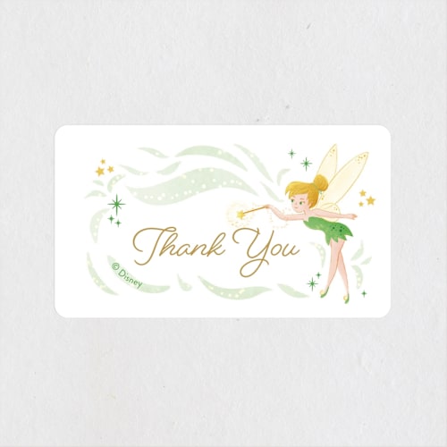 This is a magic kids stickers with standard by curiouszhi called disney's tinkerbell fairy stardust printing on uncoated sticker paper in sticker