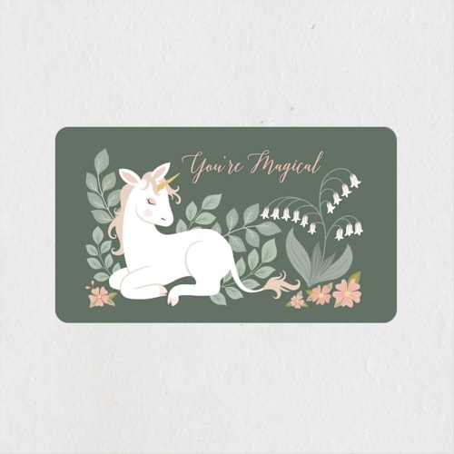 This is a grove kids stickers with standard by Jamie Alexander called enchanted printing on uncoated sticker paper in sticker