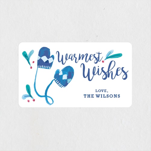 This is a icy custom stickers with standard by Patrice Horvath called winter warmers printing on uncoated sticker paper in sticker