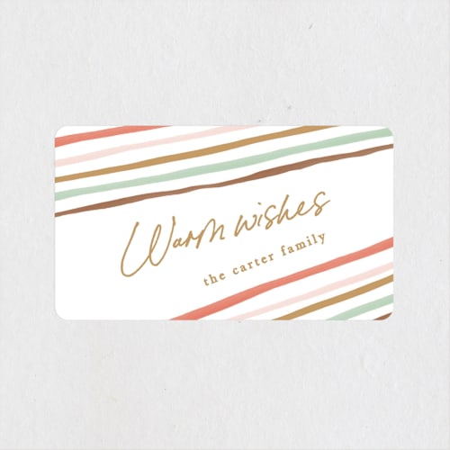 This is a candy custom stickers with standard by Creo Study called festive lines printing on uncoated sticker paper in sticker