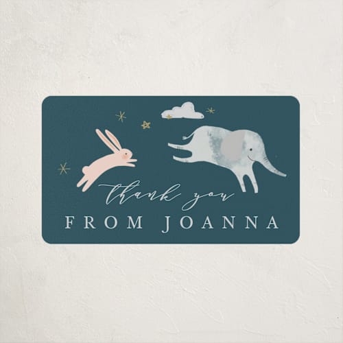 This is a agave baby shower favor labels with standard by Hannah Williams called little wild one printing on uncoated sticker paper in sticker