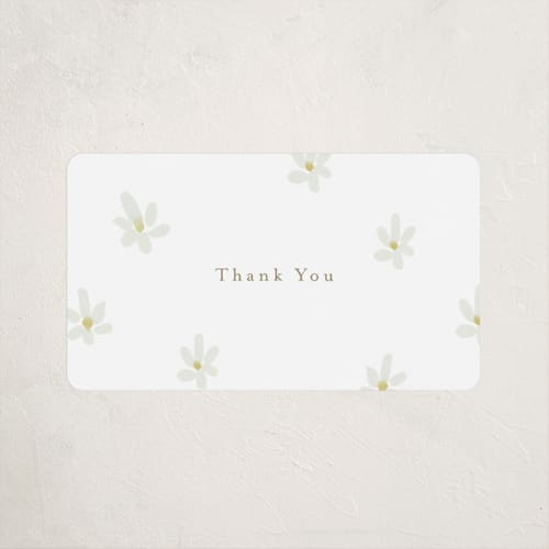 This is a snow baby shower favor labels with standard by Ani Somi called daisies printing on uncoated sticker paper in sticker