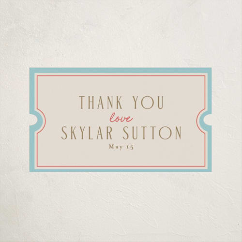 This is a sky baby shower favor labels with standard by Tamara Hilje called circus circus printing on uncoated sticker paper in sticker