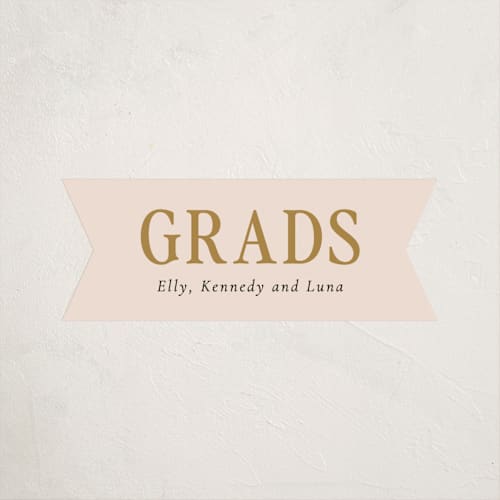 This is a cloud graduation stickers with standard by Sara Hicks Malone called let's party grad printing on uncoated sticker paper in sticker