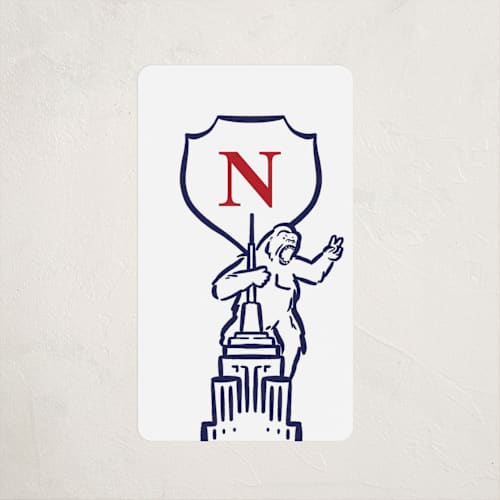 This is a nyc kids stickers with standard by mo kelley called nyc printing on uncoated sticker paper in sticker