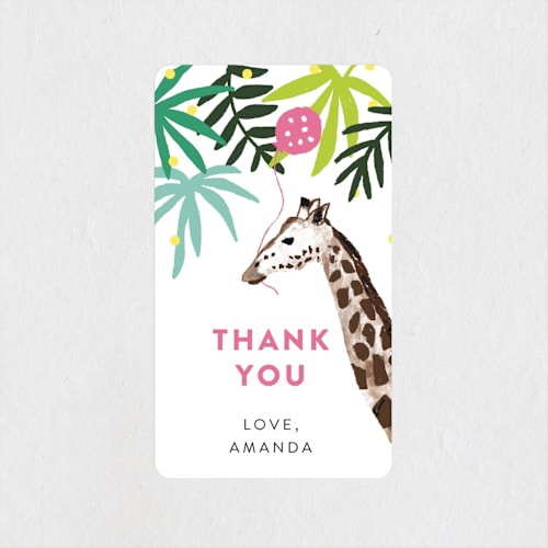 This is a dragon fruit kids stickers with standard by Cass Loh called jungle party printing on uncoated sticker paper in sticker