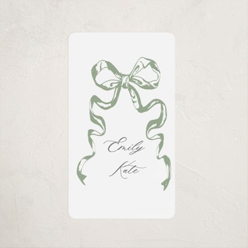 This is a mint kids stickers with standard by Teju Reval called big bow printing on uncoated sticker paper in sticker
