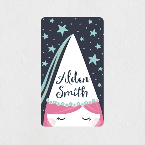 This is a blackberry kids stickers with standard by peetie design called principessa printing on uncoated sticker paper in sticker