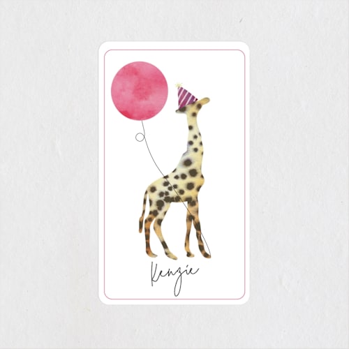This is a gumdrops kids stickers with standard by Maggie Maeve called party animals marching to the music printing on uncoated sticker paper in sticker