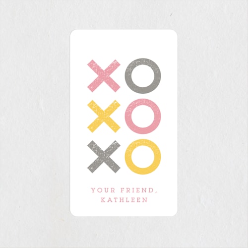 This is a cotton candy custom stickers with standard by Shari Margolin called pastel kissed and magic hugs printing on uncoated sticker paper in sticker