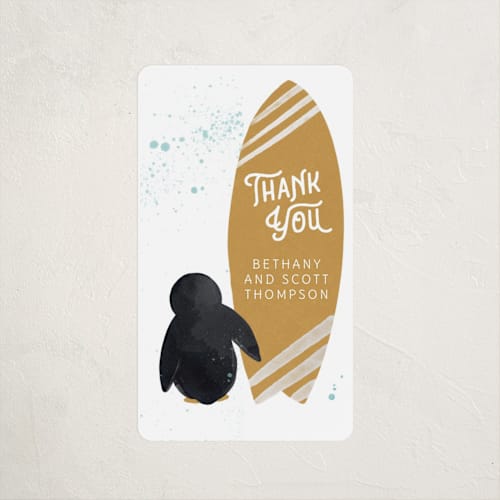 This is a sun baby shower favor labels with standard by Jenna Holcomb called baby on board printing on uncoated sticker paper in sticker