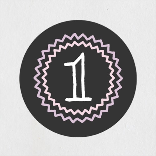 This is a lucite kids stickers with standard by Jessie Steury called cute chalkboard printing on uncoated sticker paper in sticker