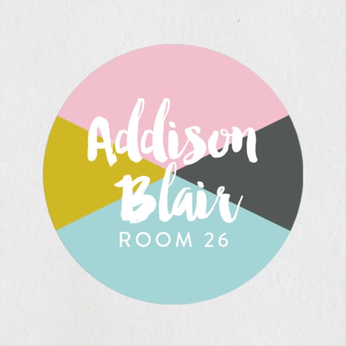 This is a petal name labels with standard by Abby Munn called venice brush printing on waterproof sticker paper in sticker
