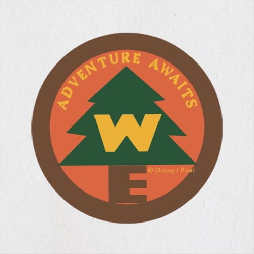 This is a paradise custom stickers with standard by Kamala Nahas called disney pixar's up wilderness adventure printing on uncoated sticker paper in sticker