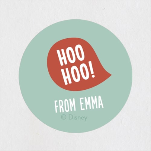 This is a frozen lake custom stickers with standard by Erica Krystek called disney's frozen yoo hoo! printing on uncoated sticker paper in sticker