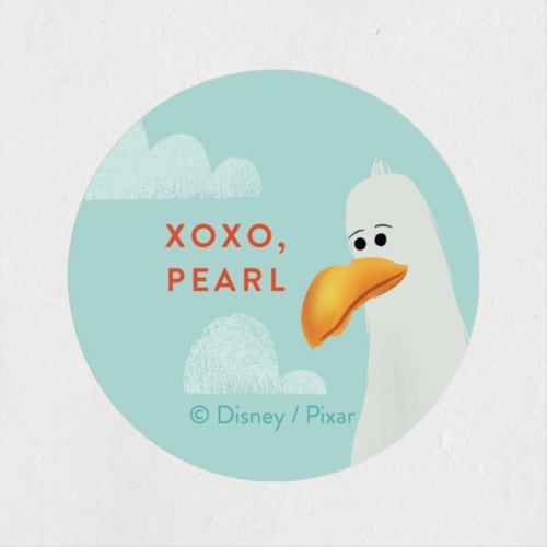 This is a sydney harbour custom stickers with standard by Jackie Crawford called disney and pixar's finding nemo seagulls printing on uncoated sticker paper in sticker
