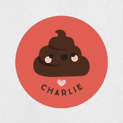 This is a cranberry custom stickers with standard by Itsy Belle Studio called i like the way you roll printing on uncoated sticker paper in sticker