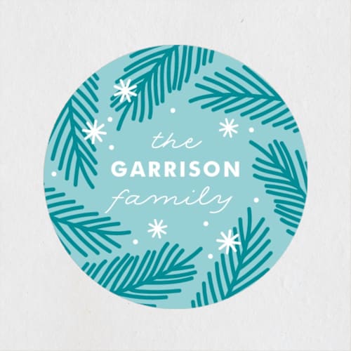 This is a surf custom stickers with standard by Paper Raven Co. called mint leaf printing on uncoated sticker paper in sticker