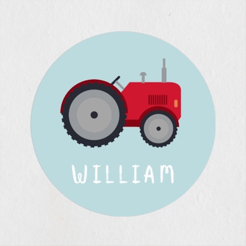 This is a massey ferguson custom stickers with standard by Hudson meet Rose called loads of fun printing on uncoated sticker paper in sticker