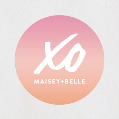 This is a peach custom stickers with standard by Jessie Steury called candy colored printing on uncoated sticker paper in sticker