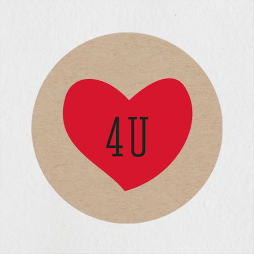 This is a cherry custom stickers with standard by Jen Owens called i like you a bot printing on uncoated sticker paper in sticker