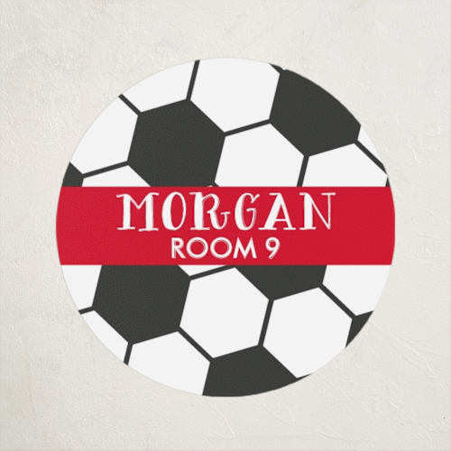 This is a cherry name labels with standard by Lauren Michelle called for kicks printing on waterproof sticker paper in sticker