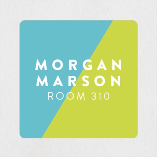 This is a lime name labels with standard by Abby Munn called favorite colors printing on waterproof sticker paper in sticker