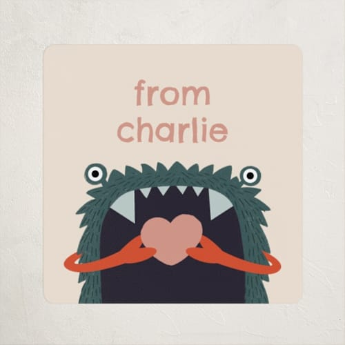 This is a hunter custom stickers with standard by JeAnna Casper called chews printing on uncoated sticker paper in sticker