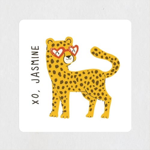 This is a sugar custom stickers with standard by Monika Torun called spot on printing on uncoated sticker paper in sticker
