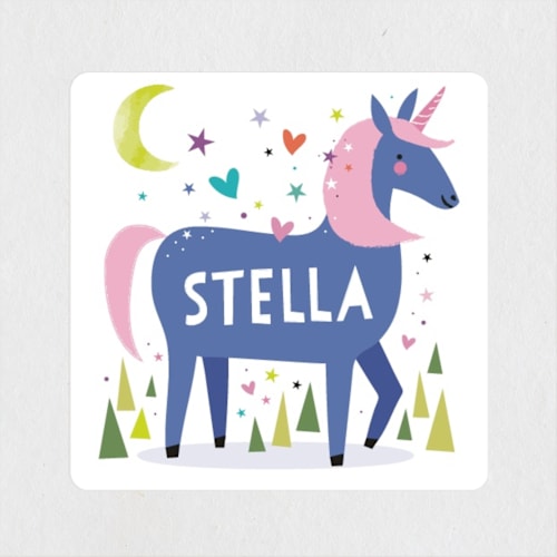 This is a river custom stickers with standard by Karidy Walker called one of a kind printing on uncoated sticker paper in sticker