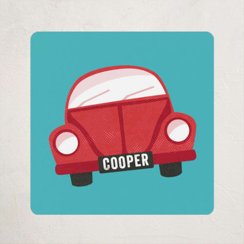 This is a licorice name labels with standard by Jessie Steury called beetle bug printing on waterproof sticker paper in sticker
