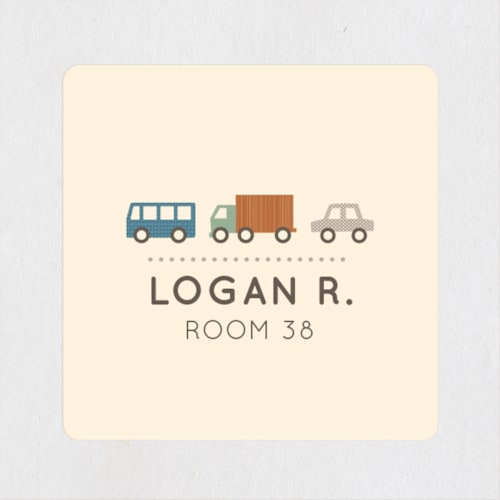 This is a sandstorm name labels with standard by Olivia Raufman called wheeler printing on waterproof sticker paper in sticker