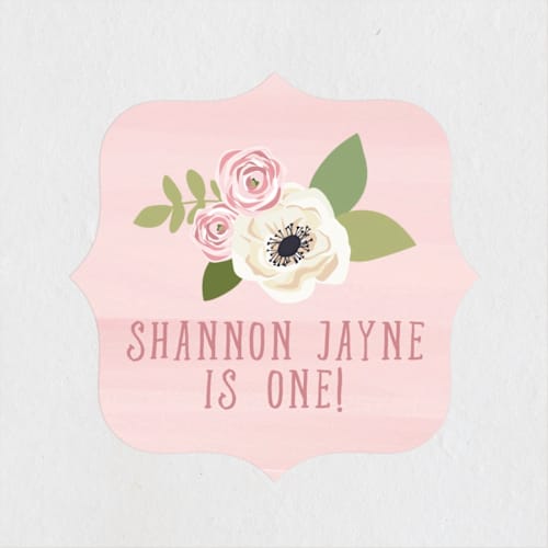 This is a cherry blossom kids stickers with standard by Paula Pecevich called sophisticated one printing on uncoated sticker paper in sticker